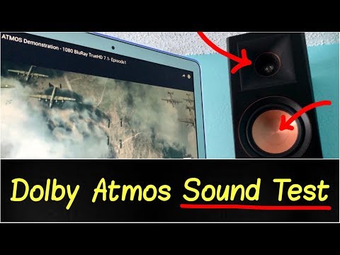 ✅Dolby Atmos Sound Test | Klipsch RP-500SA Elevation Height Surround Sound 5.1 Speaker Test