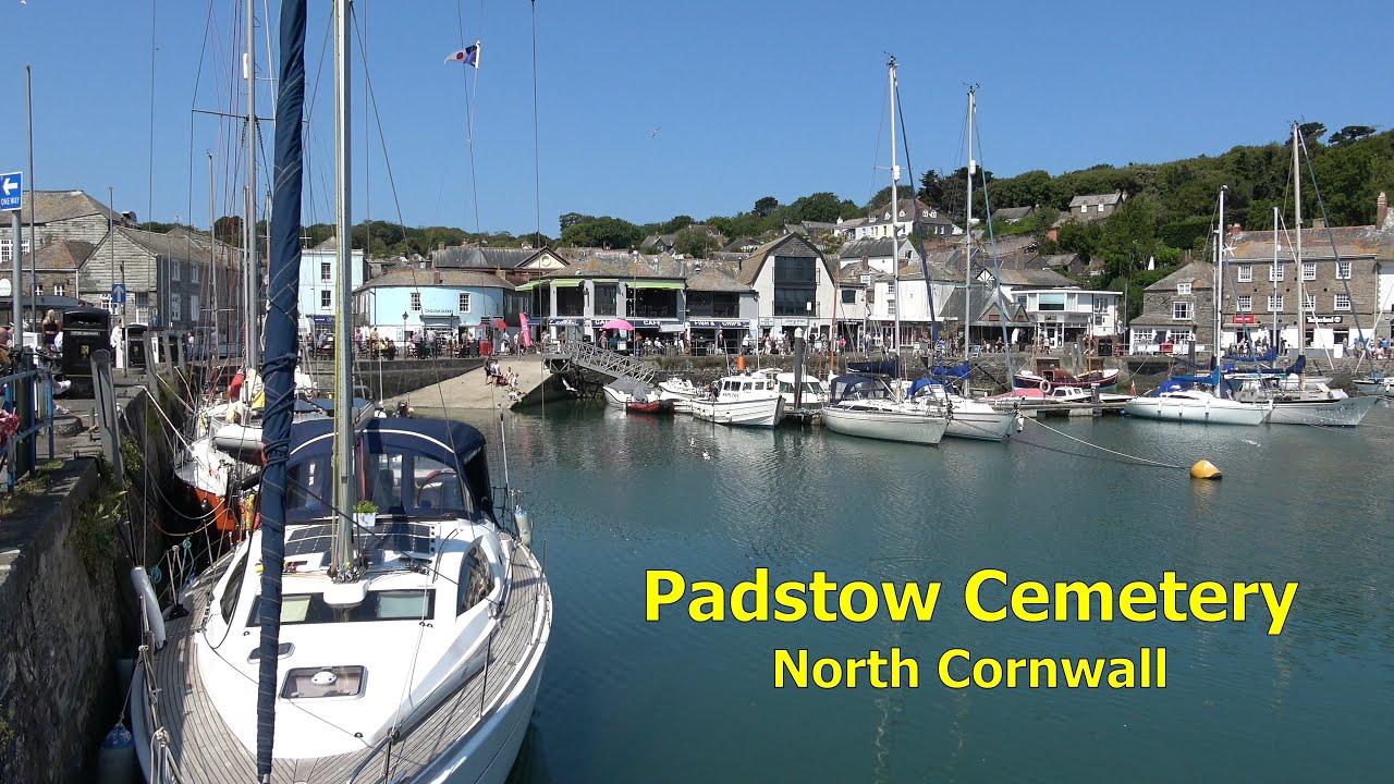 Padstow Cemetery, North Cornwall. A visit to this picturesque and popular port town.