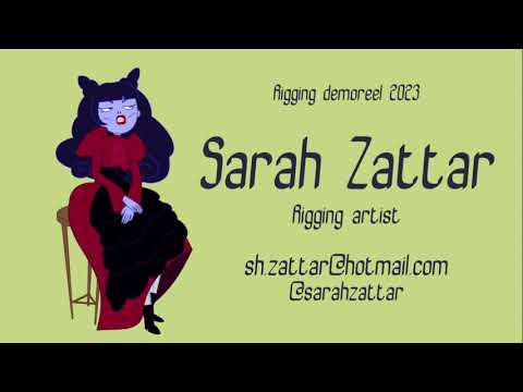 Character Rigging Demoreel (Toon Boom Harmony) 2023 - Sarah Zattar