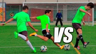 Tiros de falta free kick challenge - retos de fútbol