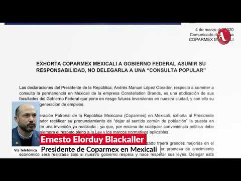 Consulta pública no debe usarse para definir si procede un permiso administrativo: Coparmex Mexicali