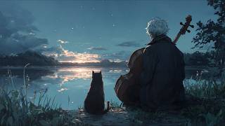 Silent Lake Under the Evening Sky | Peaceful Cello for Quiet Reflection 🌙🎻
