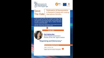 Highlights, Prof. Hahrie Han: "Organizing and Democracy."