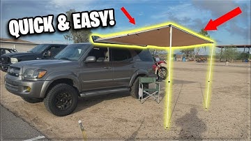 HOW TO INSTALL MAXI TRAC VEHICLE AWNING (Toyota￼ Sequoia￼)￼