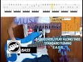 Muse  futurism bass cover  play along tabs