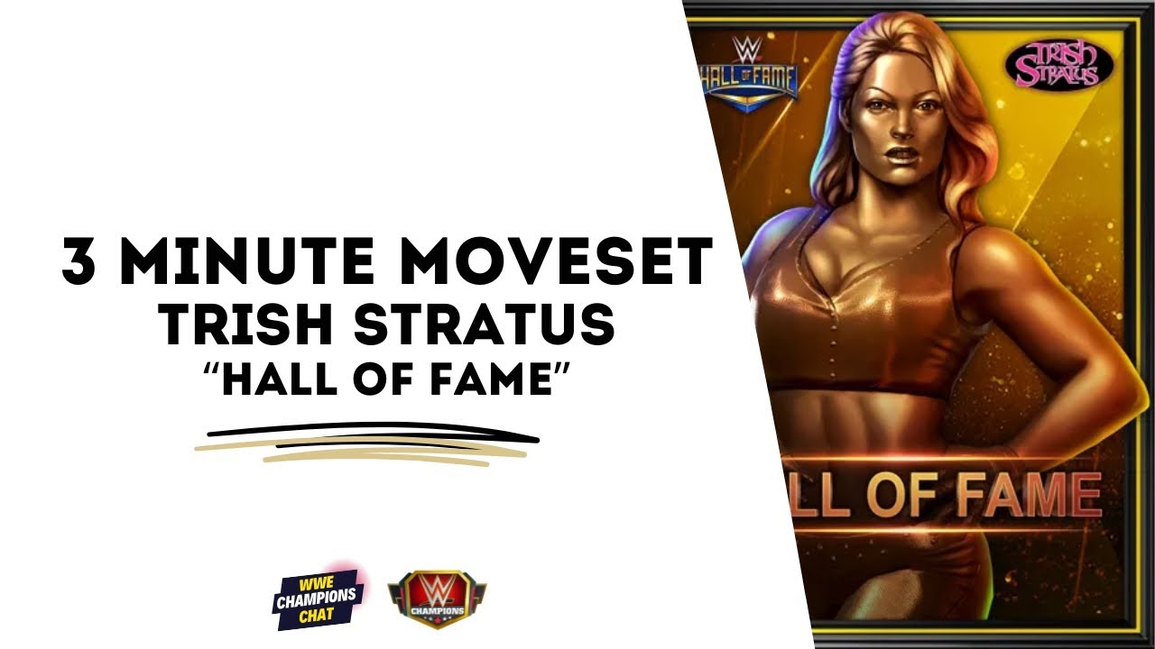 Trish Stratus "Hall of Fame" | 3 Minute Movesets