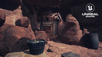 Unreal Engine cinematic - The lonely miner - 4k - lumen & nanite