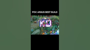 ARGUS BEST BUILD 2025 BE LIKE #mobalegends5v5  #moba5v5English  #moba5v5pippin