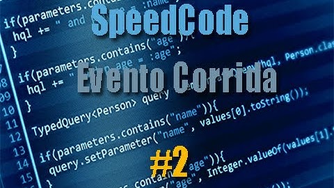 Speed Code #2 Evento Corrida - Configs e Set Locations