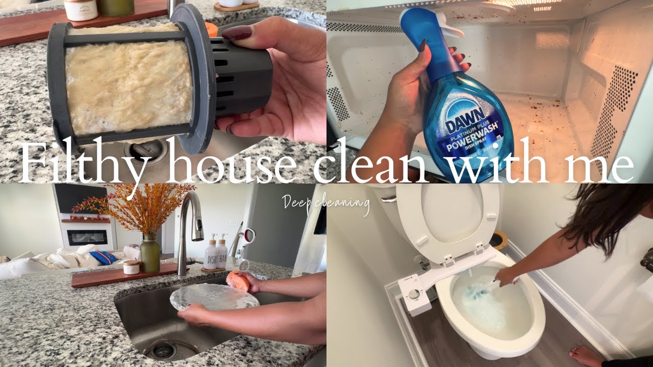 FILTHY HOUSE CLEAN WITH ME | SATURDAY HOME RESET | CLEANING MOTIVATION