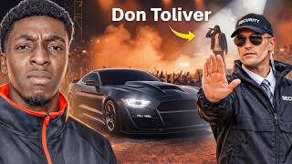 Security PRESSED Me at Don Toliver's Car Meet