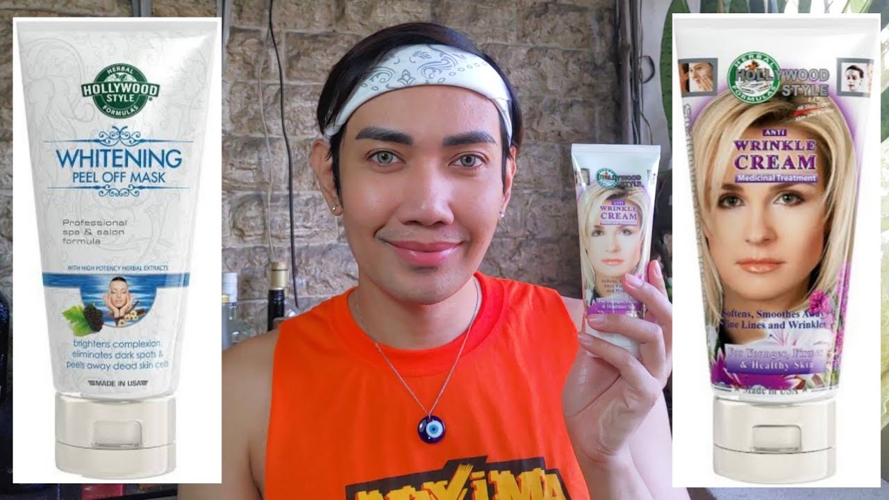Hollywood Style Whitening Peel Off Mask and Anti Wrinkle Cream Review | Before and After