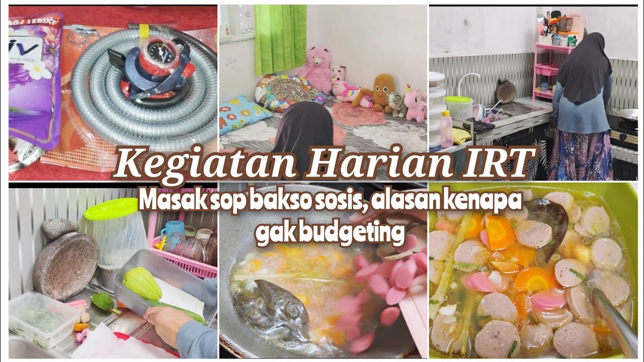 Kegiatan Harian IRT | Masak Menu Sederhana Sisaan Stok Di Kulkas