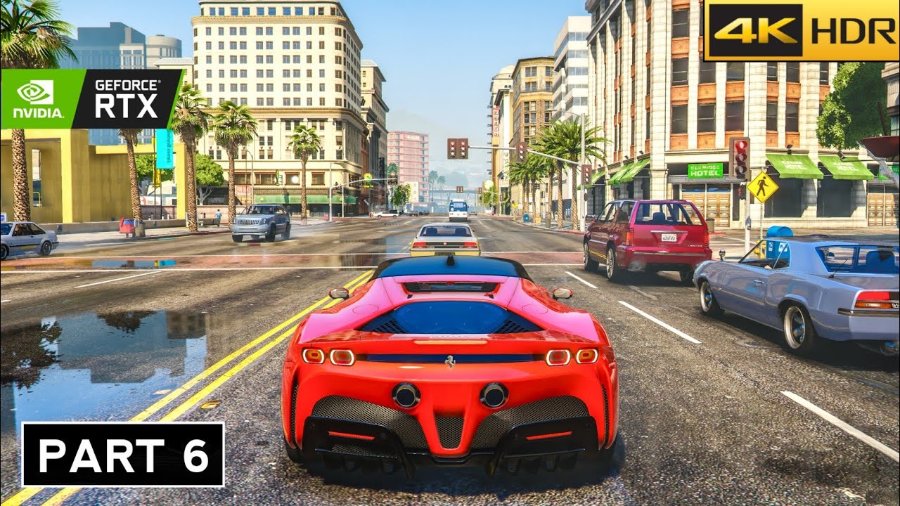 GTA 5 Enhanced 4k Ultra Realistic Graphics Gameplay Walkthrough | Part ...