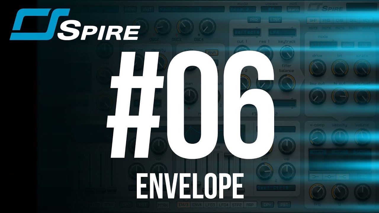 在 YouTube 上觀看「【SPIRE 1.1教學#06】Envelope Modulation」 在 YouTube 上觀看「【SPIRE 1.1教學#06】Envelope Modulation」