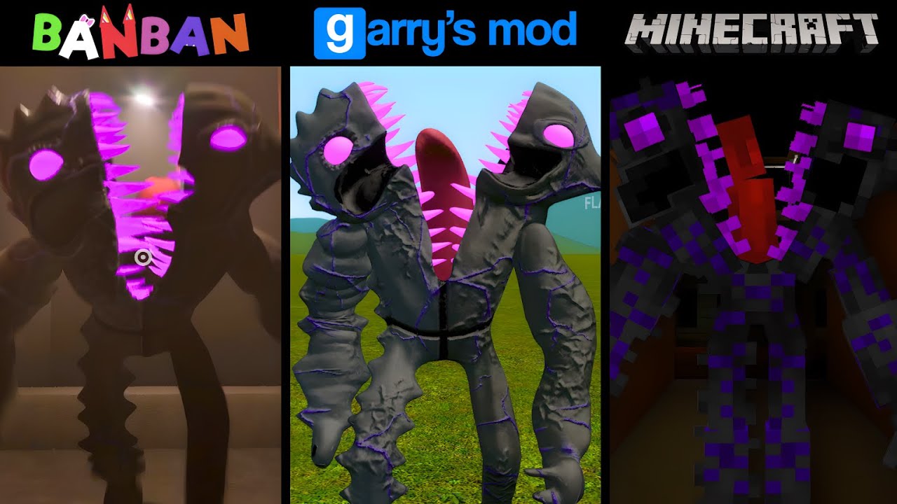 Naughtified Bittergiggle in Garten of Banban 7 Vs Garry's Mod Vs ...
