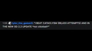 GD || Shitty Cataclysm 100% (lmao) + Stream Highlights