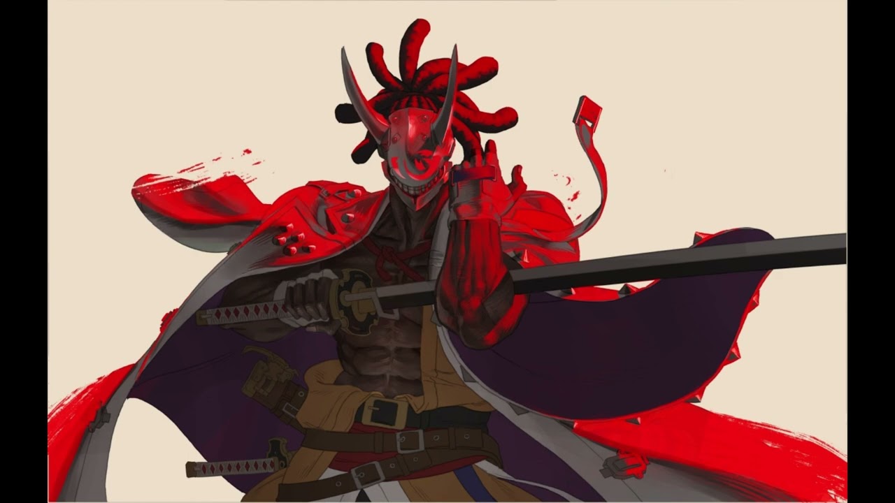 Nagoriyuki from Guilty Gear Strive fan art timelapse