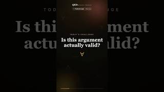 Details Is this argument actually valid · Predicate Logic warm-up #Shorts Guide