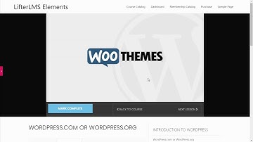 How to create a lesson layout with Elementor | LifterLMS Elements | Elementor with LifterLMS