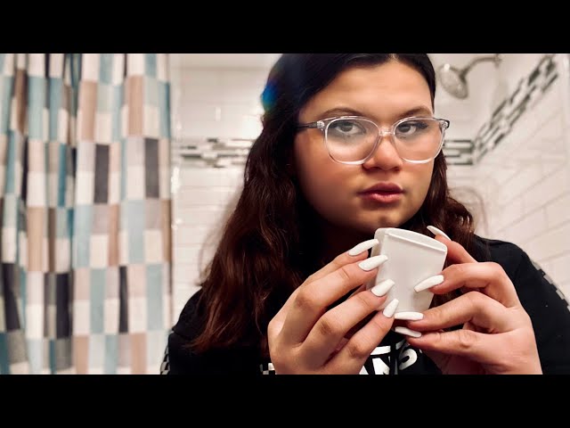 ASMR | Tapping on Random objects in my bathroom | Kailani ASMR