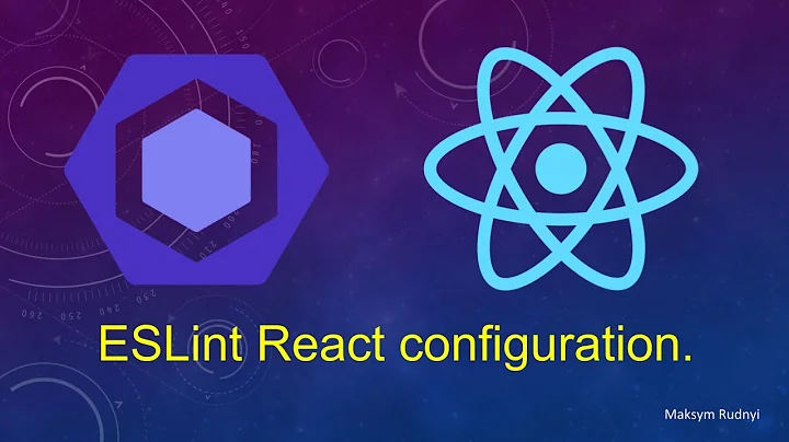 ESLint React configuration. Clean code basics.