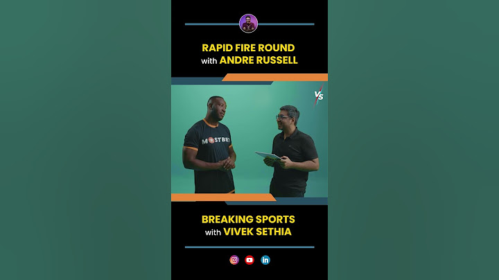 Rapid Fire Round with Andre Russell | Andre Russell Interview | Vivek Sethia
