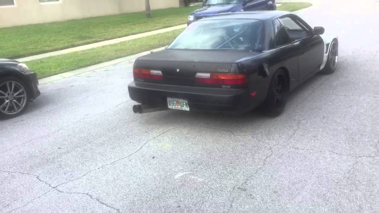 500hp sr20det burnout - YouTube