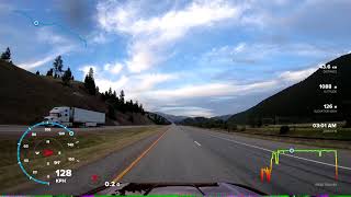 Missoula to Bozeman - Timelapse