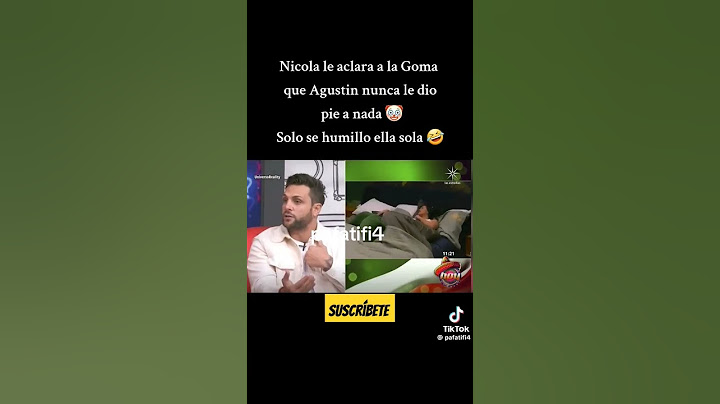 Nicola explota contra Gomita y defiende a Agustín como si fuera algo más que su Amigo?