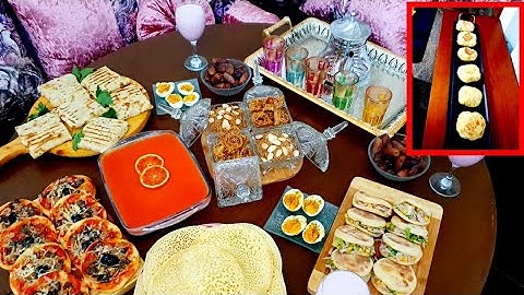 مائدة إفطار أول يوم في رمضان 🌙🌃👨‍👩‍👧‍👧