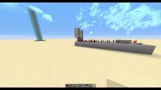 Minecraft Raiding : Simple Hybrid cannon tutorial /w FreezeFox