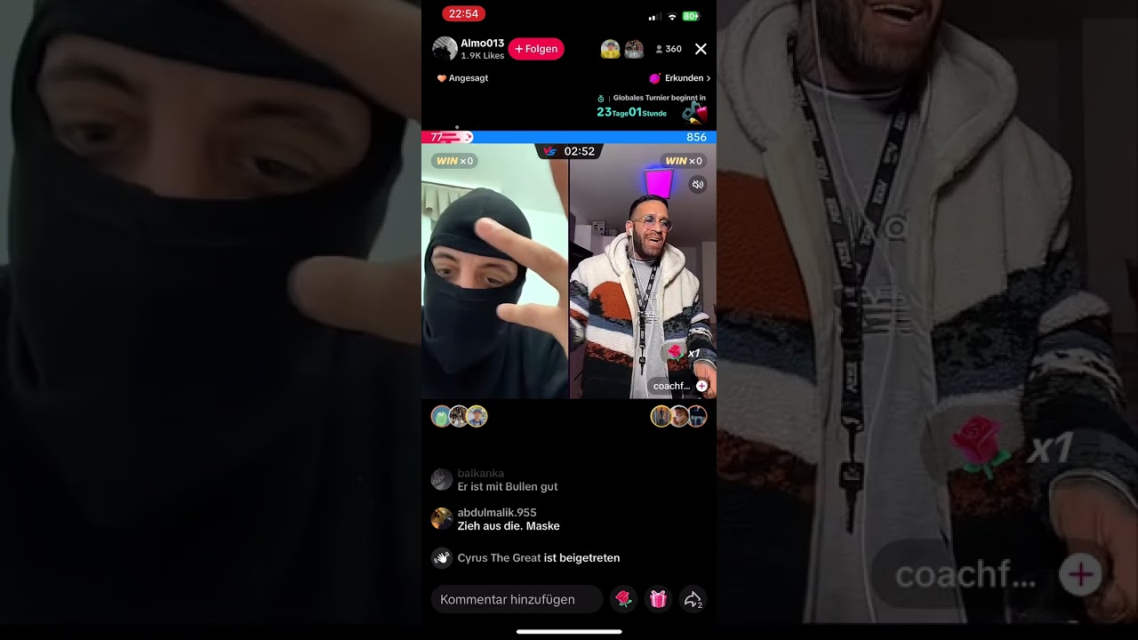 Coachfranky Streitet Mit Almo  schaut euch An Wie Coach Macht Ihm fertig
