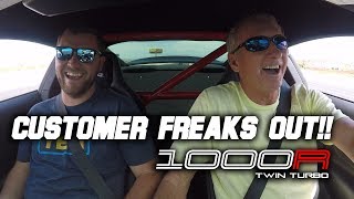 Wide Body 1000R Twin Turbo Shelby GT350R Test Drive