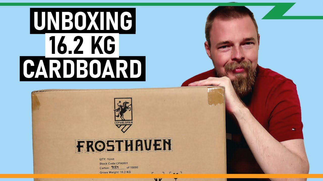 Unboxing Frosthaven 2nd Printing - Board Game Heaven Revealed!