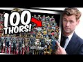 Drawing 100 THOR SUITS in 1000 MINUTES? 1000 Min | 100 Min | 10 Min | 1 Min & 10 Sec ART CHALLENGE!