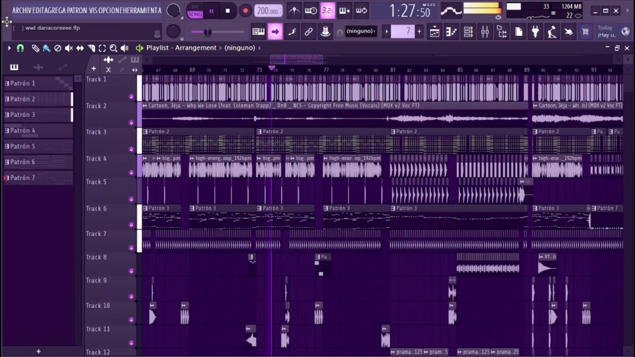 my attempt to make dariacore