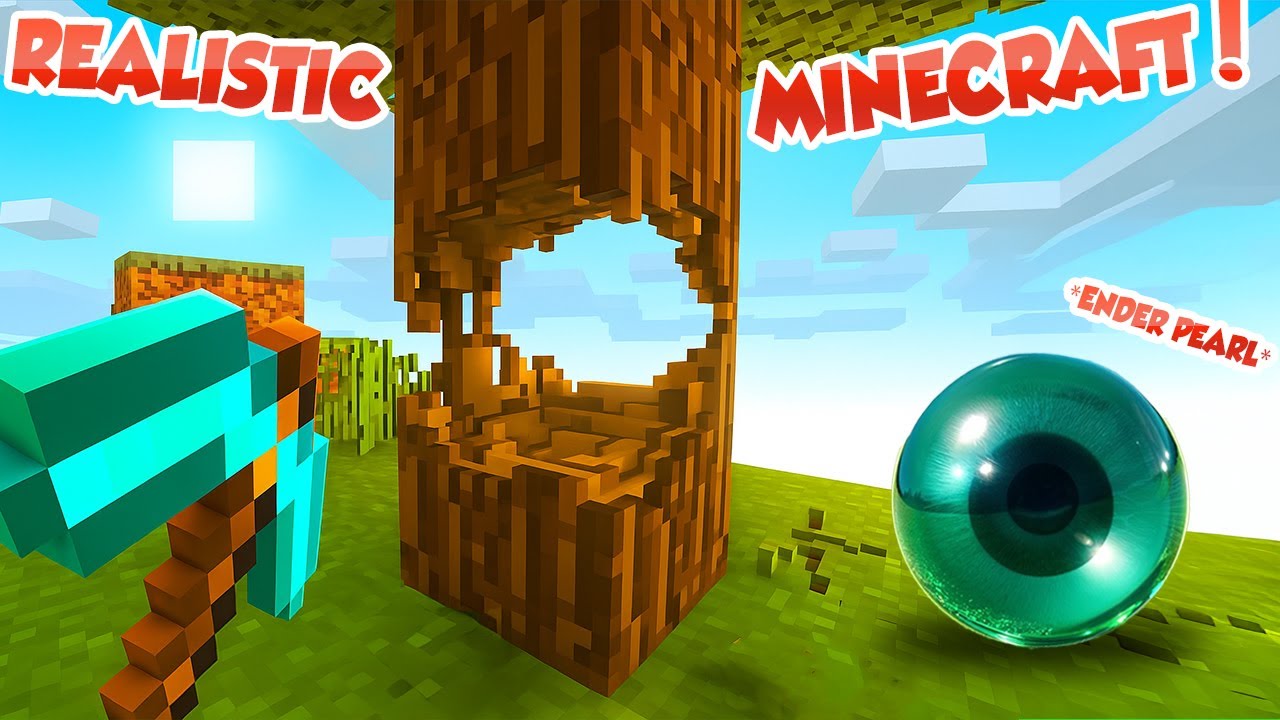 AKU BERHASIL BUAT MINECRAFT ULTRA REALISTIC DI TEARDOWN WKWK !!!