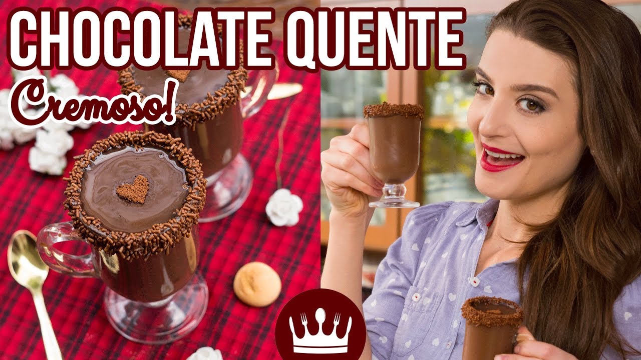 CHOCOLATE QUENTE CREMOSO COM NUTELLA (receita simples e fácil!) - Cozinha do Bom Gosto - Gabi Rossi