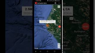 2.5 earthquake petrolia, california 5-28-20