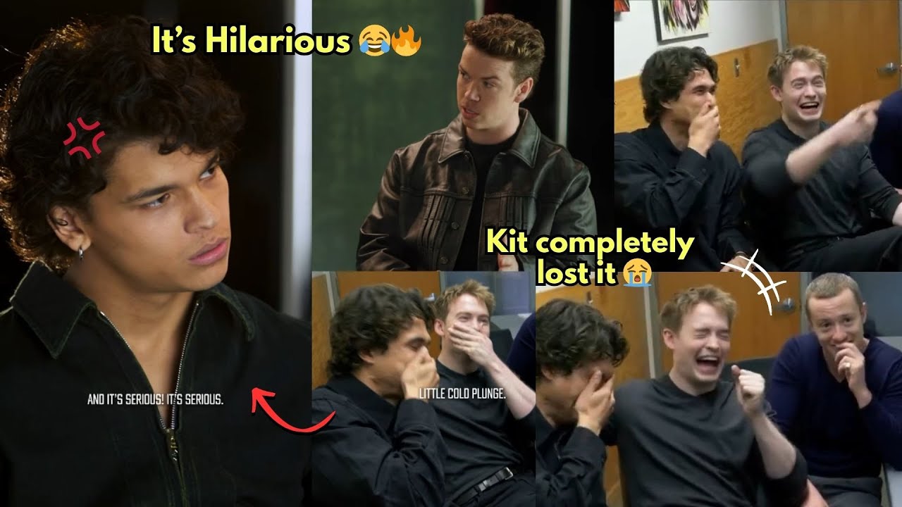 Joseph Quinn’s Laugh, Will’s Wild Answers, and Kit Crying😭 Their Interview is a Comedy Sketch😂