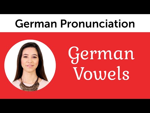 German Vowel Sounds Chart