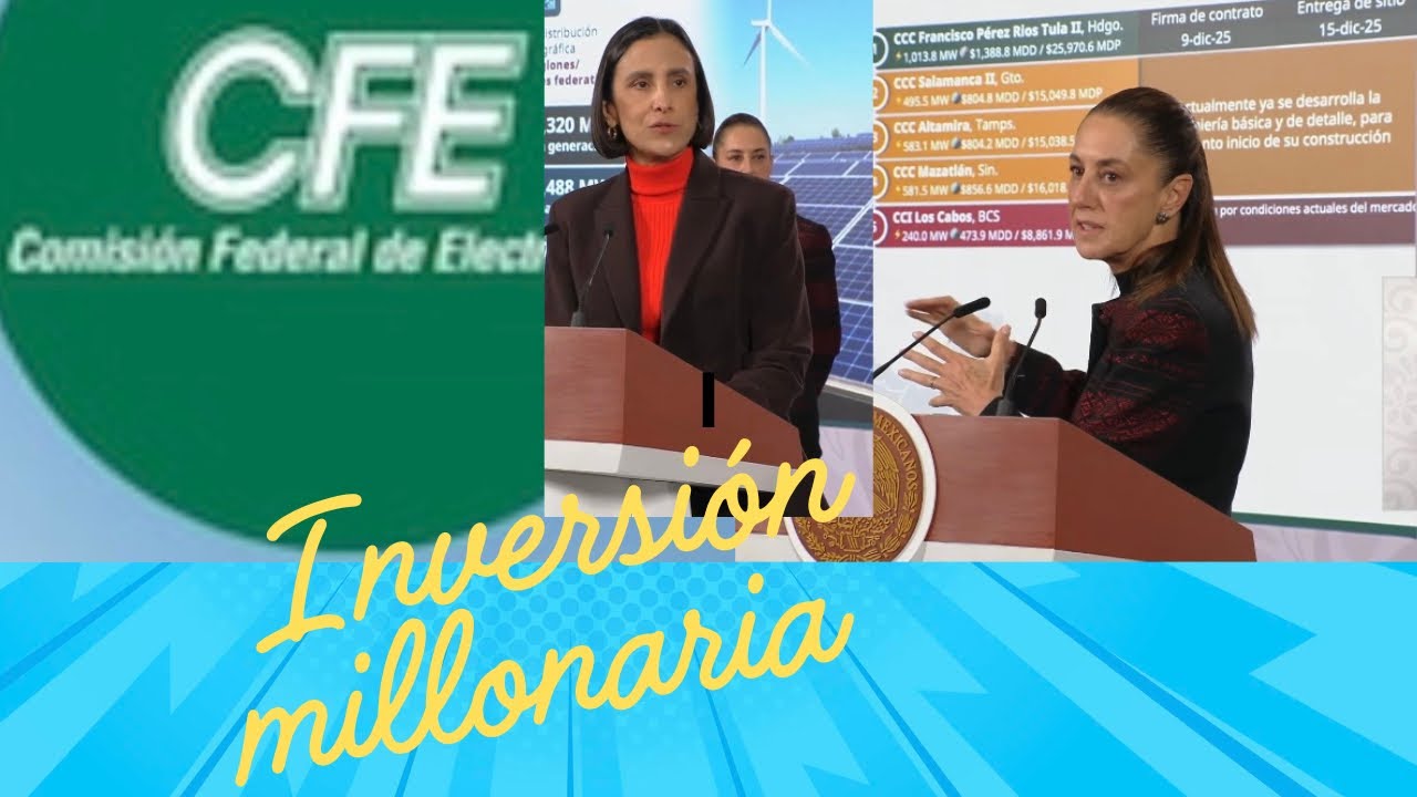 CFE HACE INVERSIÓN MILLONARIA 