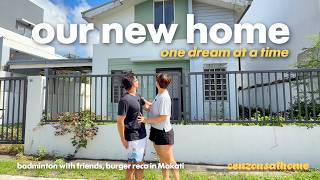 our new home + badminton with friends | cenzons at home