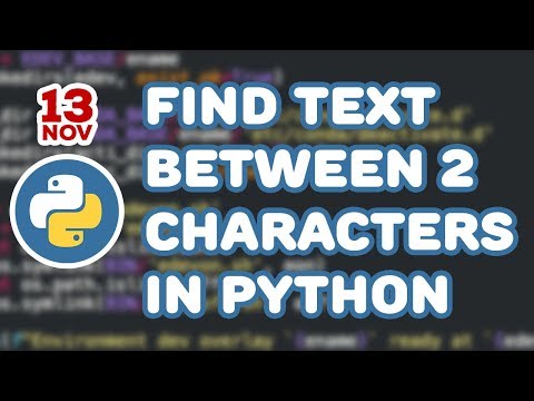 Find text between two characters in Python