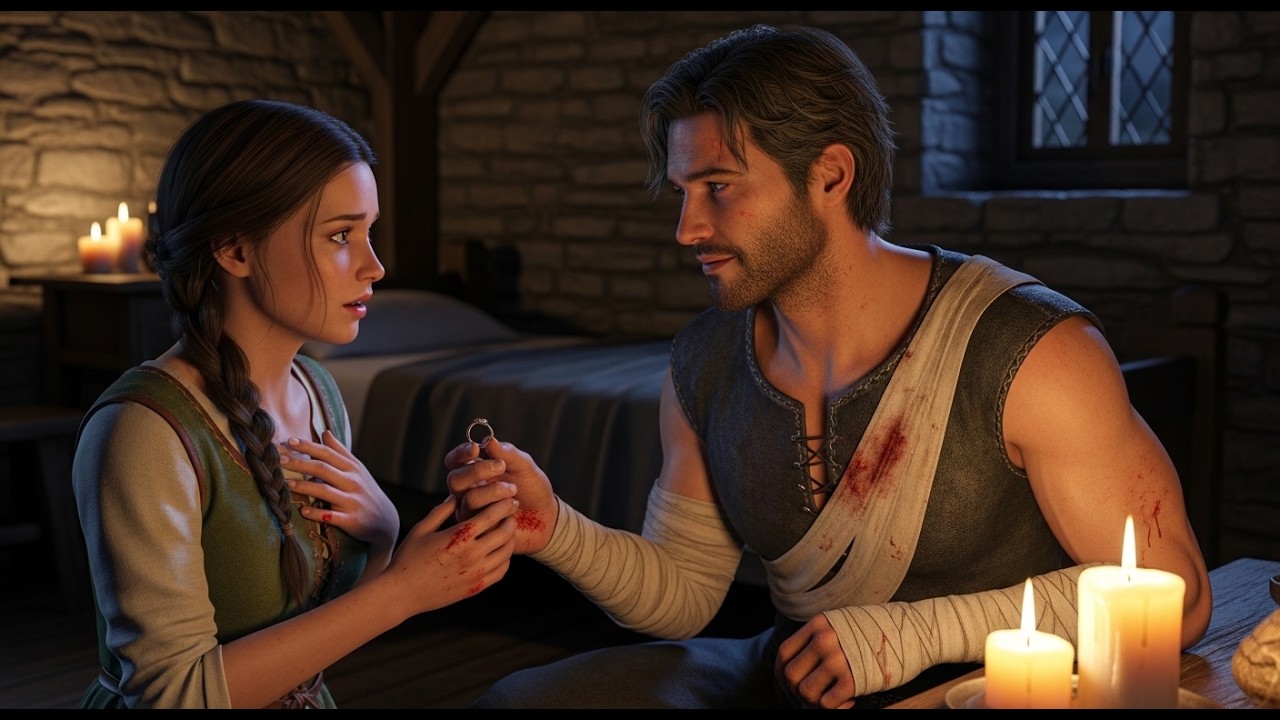 “Pretend to be my wife,” whispered the wounded duke… and the charade turned into a forbidden love…