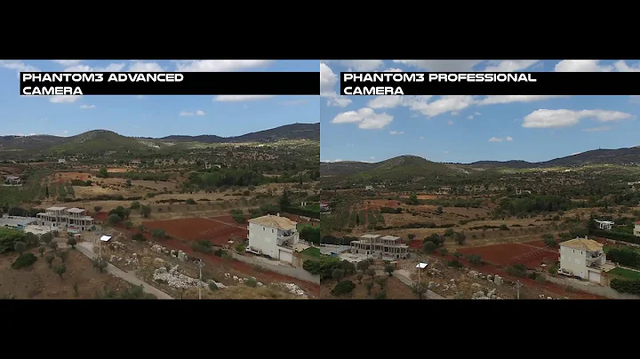 Professional Vs Advanced - DJI Phantom 3 - Visual Comparison
