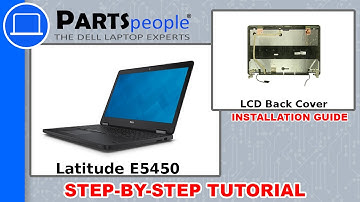 Dell Latitude E5450 LCD Back Cover Replacement Video Tutorial