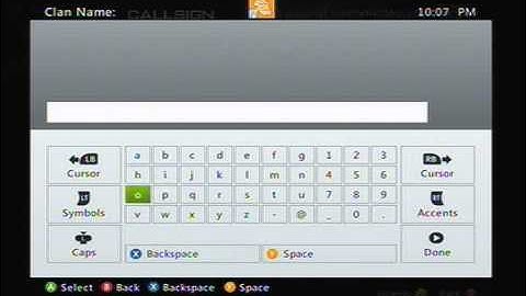 MW3: How to get Xbox 360 Controller Buttons in Clan Tag