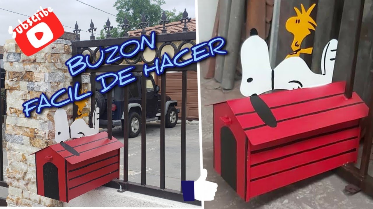 COMO HACER UN BUZON HOW TO MAKE A MAILBOX elartedemoldearelmetal